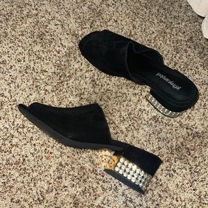 Jeffery Campbell gem heel slides